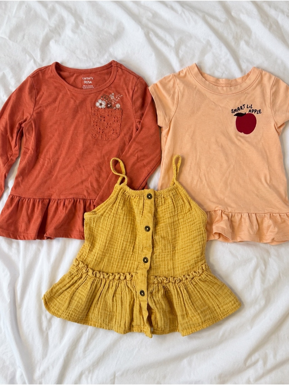 Carters Cat & Jack Girls Tops 3T